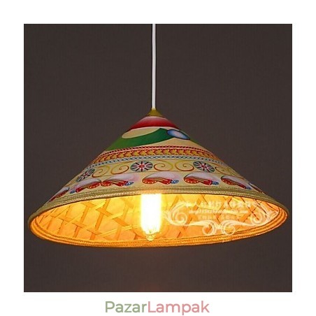 Modern Tea Hat Csillár Csillár Csillár Bambusz Kalapok Modern Tea Hat Csillár Csillár Csillár Bambusz Kalapok