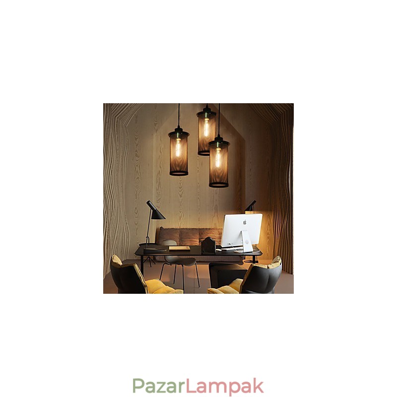 Kreatív fémhálós függőlámpa Egyszerű függőlámpa Cafe függőlámpa