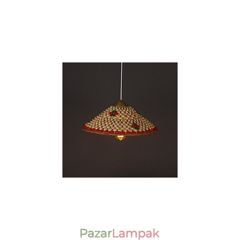 Kávé Bambusz Kalap Kalap Csillár Lámpa
