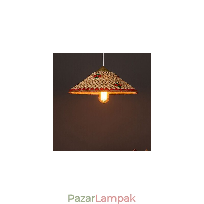Kávé Bambusz Kalap Kalap Csillár Lámpa