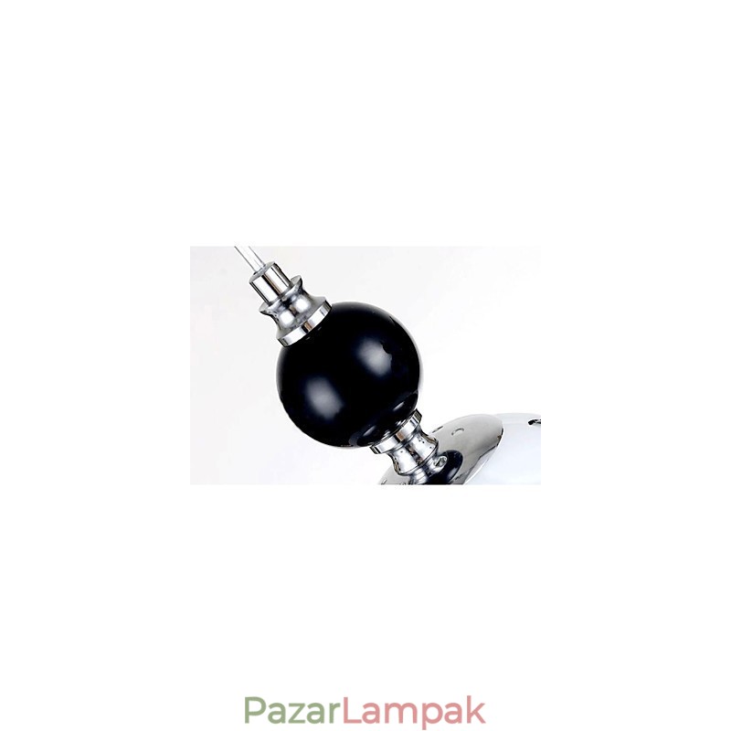 Modern, modern krómozott fém függőlámpa