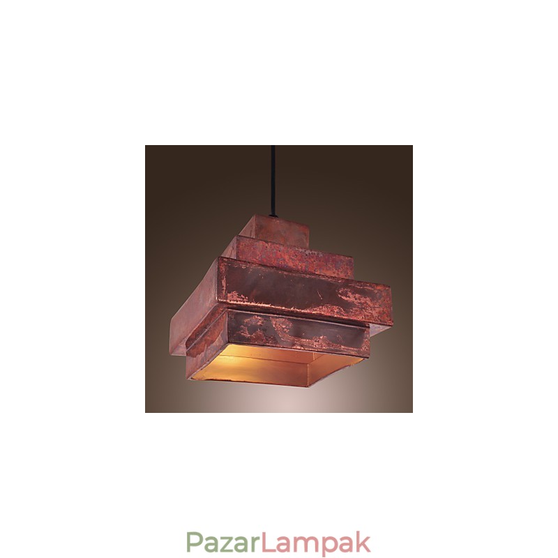 Hagyományos, klasszikus, mini stílusú, festhető függőlámpa