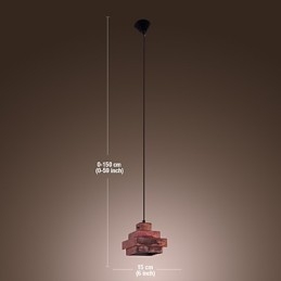 Hagyományos, klasszikus, mini stílusú, festhető függőlámpa