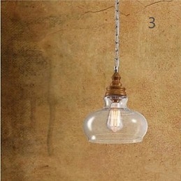 Fa gabona Crystal Droplight Cafe világító lámpák és lámpák