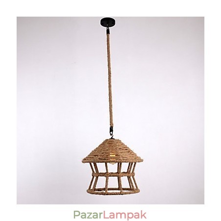 Kötél 1 Light Pendant Light Contemporary Country Kötél 1 Light Pendant Light Contemporary Country