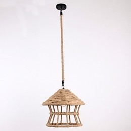 Kötél 1 Light Pendant Light Contemporary Country