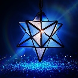 30 cm-es művészi egyéniség kreatív veranda Modern Stars Droplight lámpa