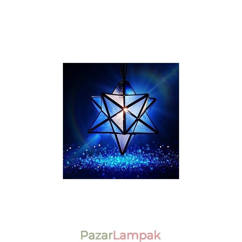 30 cm-es művészi egyéniség kreatív veranda Modern Stars Droplight lámpa