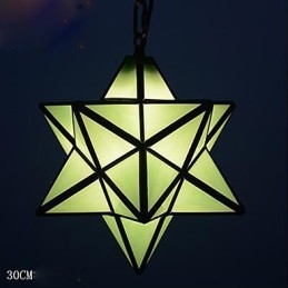 30 cm-es művészi egyéniség kreatív veranda Modern Stars Droplight lámpa