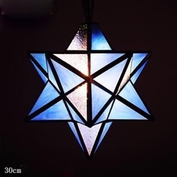 30 cm-es művészi egyéniség kreatív veranda Modern Stars Droplight lámpa