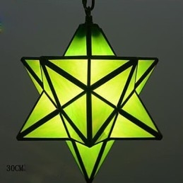 30 cm-es művészi egyéniség kreatív veranda Modern Stars Droplight lámpa