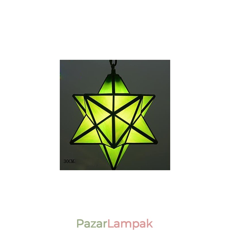 30 cm-es művészi egyéniség kreatív veranda Modern Stars Droplight lámpa