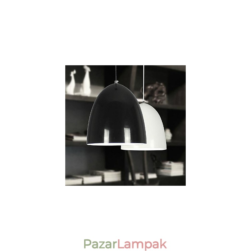 Modern, kortárs festésű fém függőlámpa