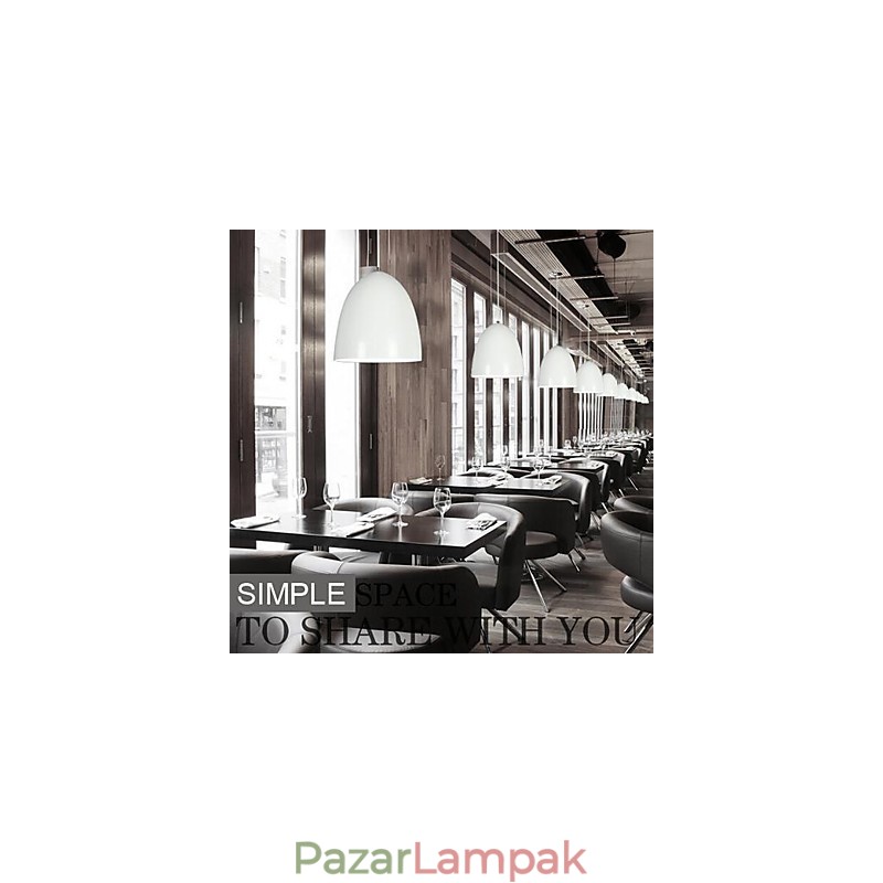 Modern, kortárs festésű fém függőlámpa