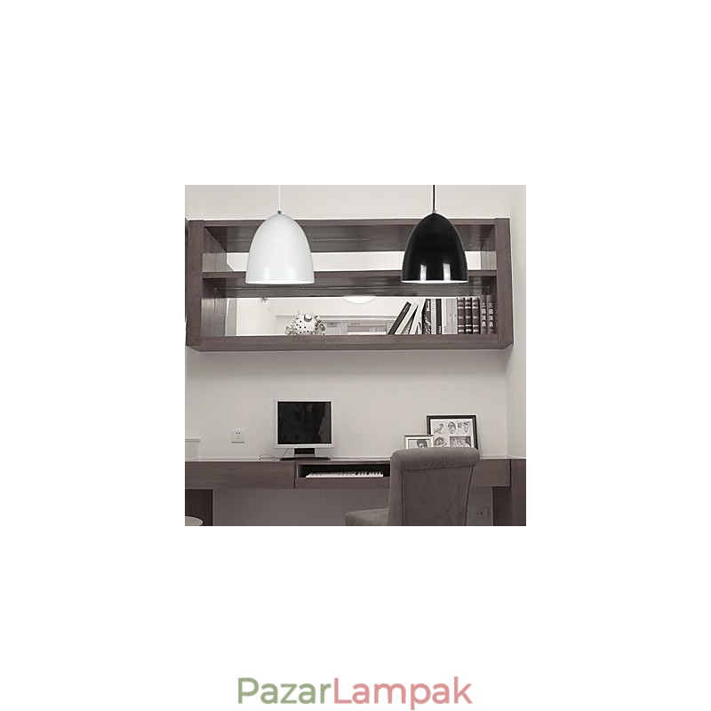 Modern, kortárs festésű fém függőlámpa
