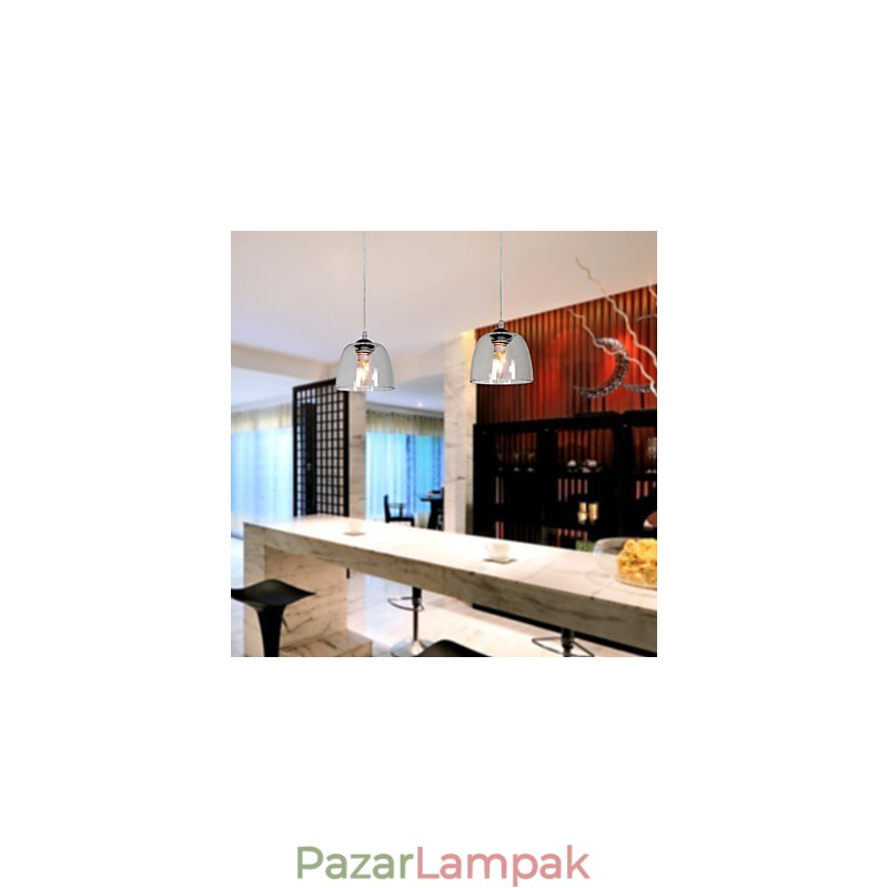 Modern, egyszerű kivitelű függeszték