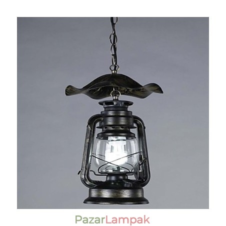 Vintage sárgaréz lámpás függőlámpa 1 fénnyel