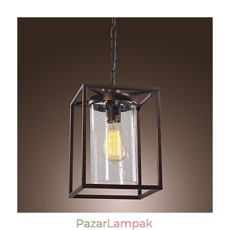 Hagyományos klasszikus vintage lámpás mini stílusú galvanizált függőlámpa étkező Hagyományos klasszikus vintage lámpás mini stílusú galvanizált függőlámpa étkező