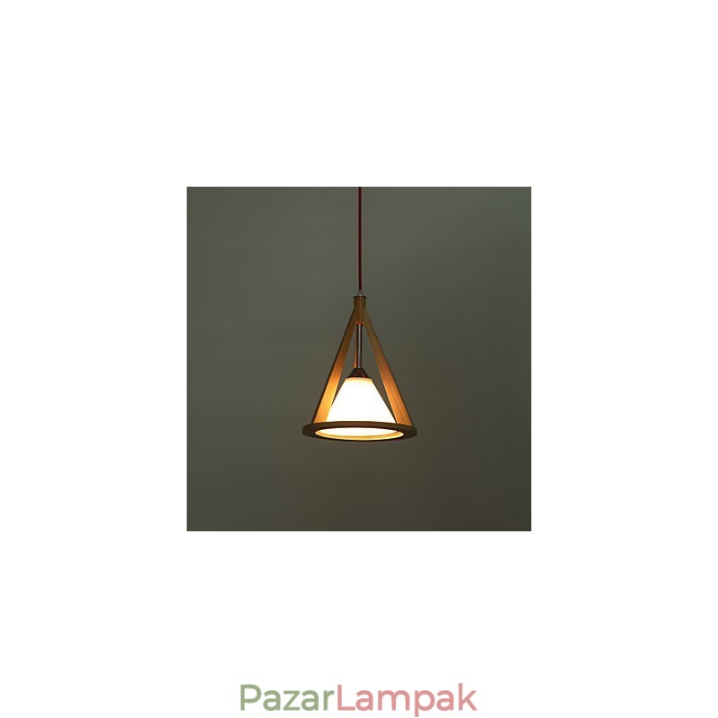 Designer stílusú fa csillár lámpa Elegáns, modern stílusú csillár