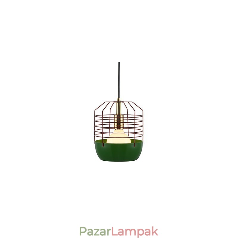 Mini Artistic Pókhálós függőlámpa 1 Világos Mordern Simplicity Finish Fekete Fehér Zöld Piros Szénacél csepplámpa