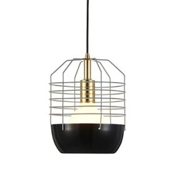 Mini Artistic Pókhálós függőlámpa 1 Világos Mordern Simplicity Finish Fekete Fehér Zöld Piros Szénacél csepplámpa