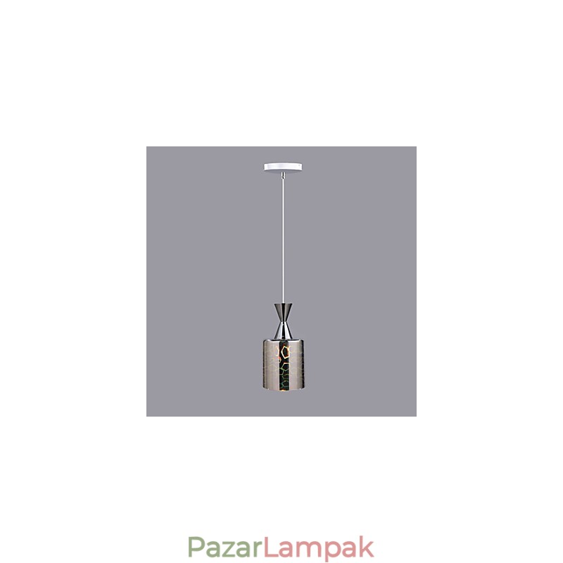 Dream lézergravírozás krómozott függőlámpa