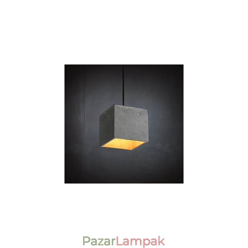 Kortárs és szerződéses retro cement függőlámpa lámpa