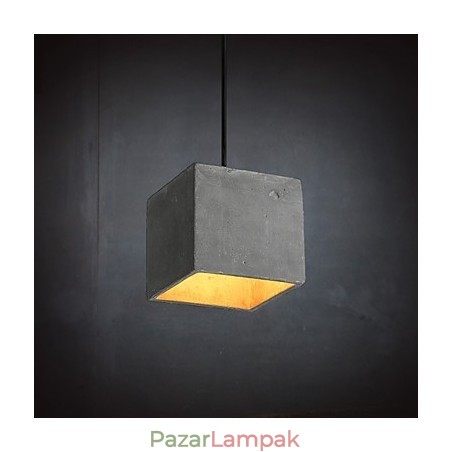 Kortárs és szerződéses retro cement függőlámpa lámpa Kortárs és szerződéses retro cement függőlámpa lámpa
