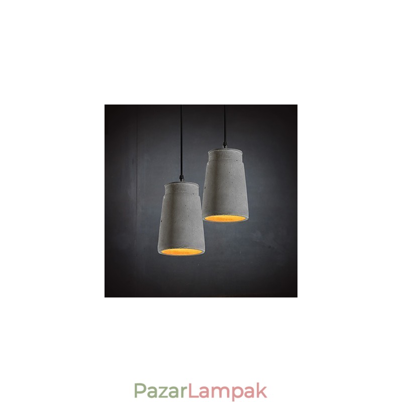 Kortárs és szerződéses retro cement függőlámpa lámpa