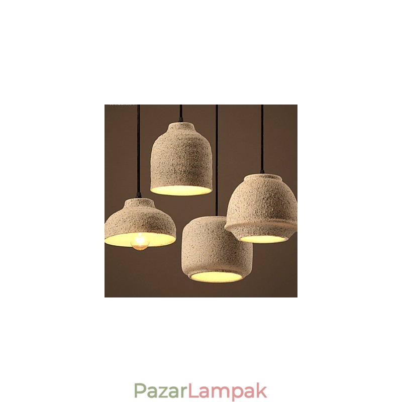 Nordic Creative Arts Színes homokkerámia csillár lámpa