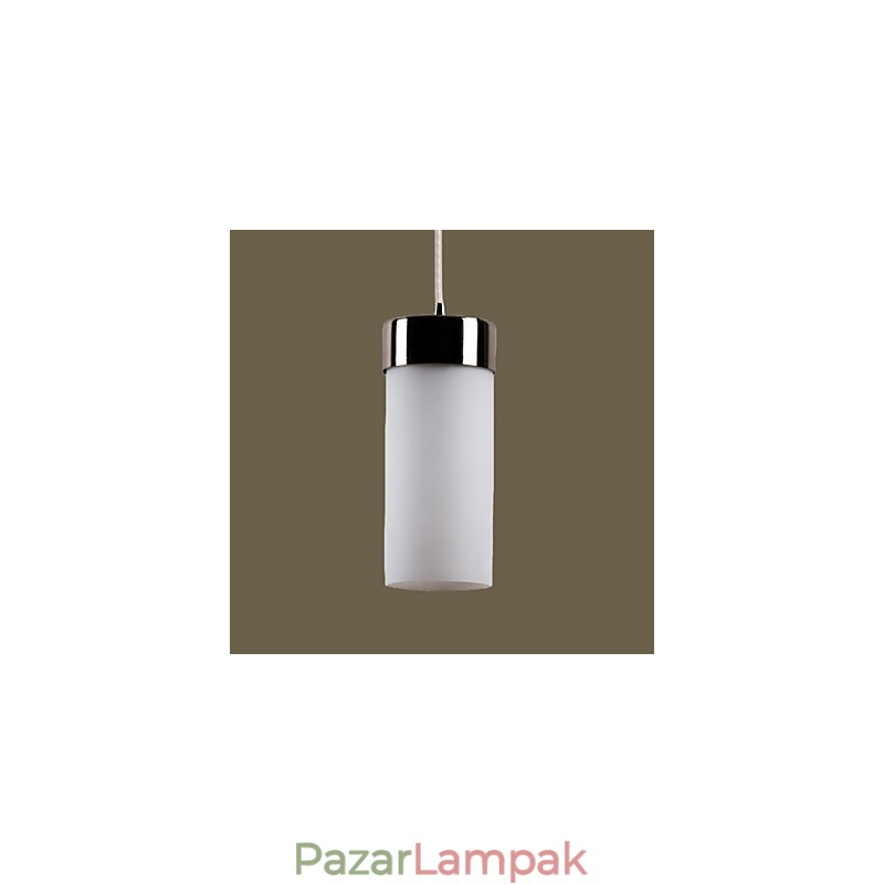 Modern, modern, galvanizált fém függőlámpa