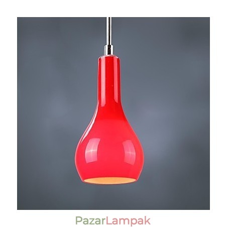 Modern, modern mini stílusú krómozott fém függőlámpa