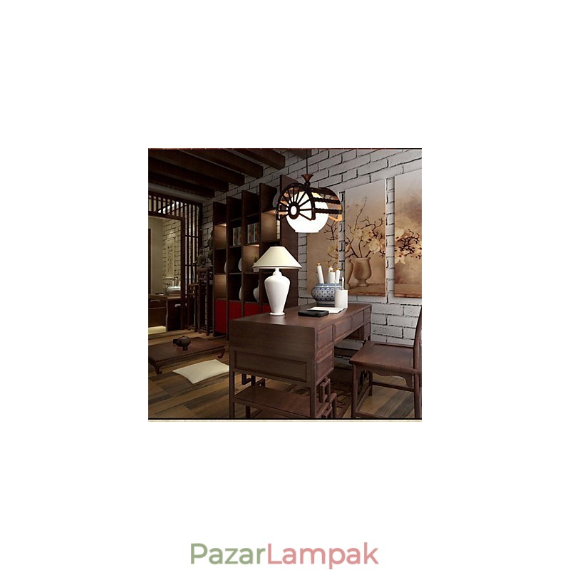 A régiek modern retro stílusa a klasszikus fa csillár lámpa világításhoz