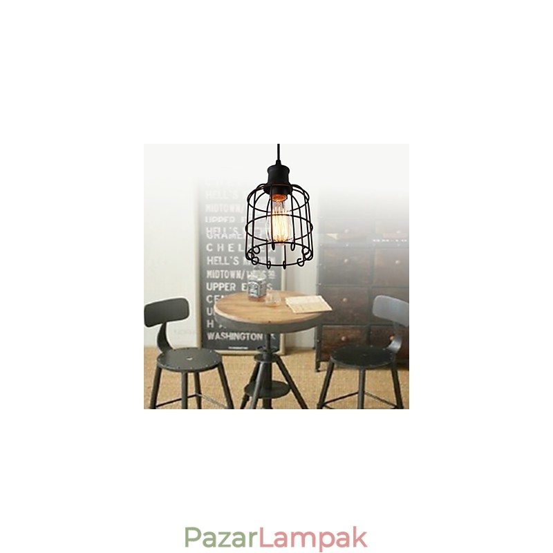 Függesztett lámpák Mini stílusú rusztikus Lodge Retro Country Garage Metal