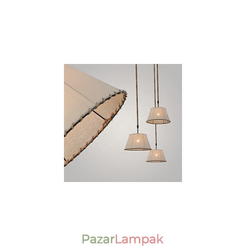 1 Lámpák Függesztett lámpák Vintage stílusú ipari stílusú sárga ruha és fém csepplámpa