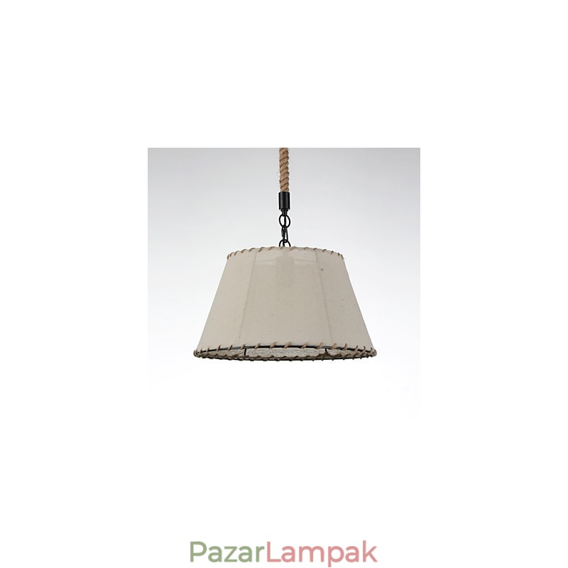 1 Lámpák Függesztett lámpák Vintage stílusú ipari stílusú sárga ruha és fém csepplámpa