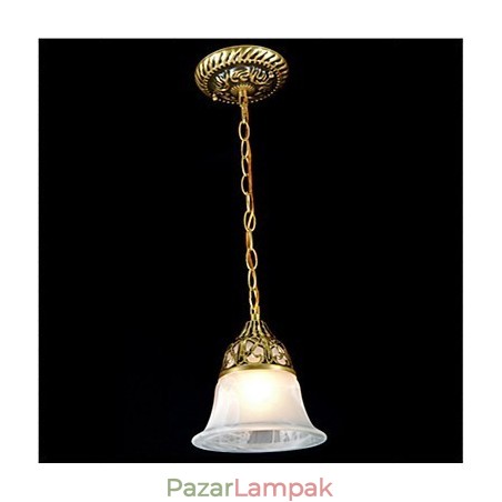 Hagyományos klasszikus Vintage Retro bronz fém függőlámpa Hagyományos klasszikus Vintage Retro bronz fém függőlámpa