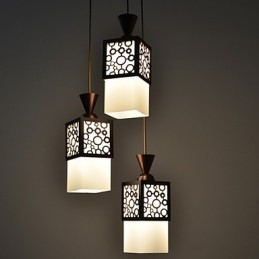 American Country Woodiness Droplight Lámpa Fény