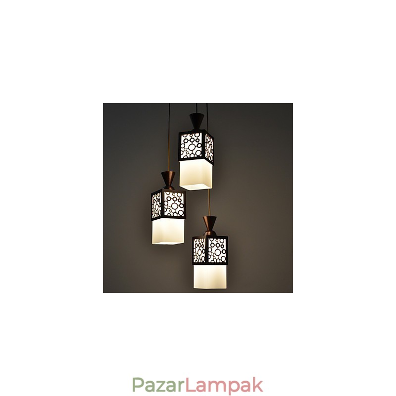 American Country Woodiness Droplight Lámpa Fény