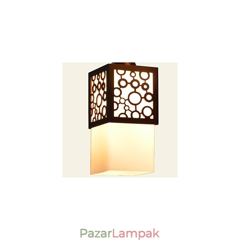 American Country Woodiness Droplight Lámpa Fény