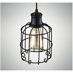 Edison Vintage függőlámpa lámpatest csillár kalitkás lámpaernyő