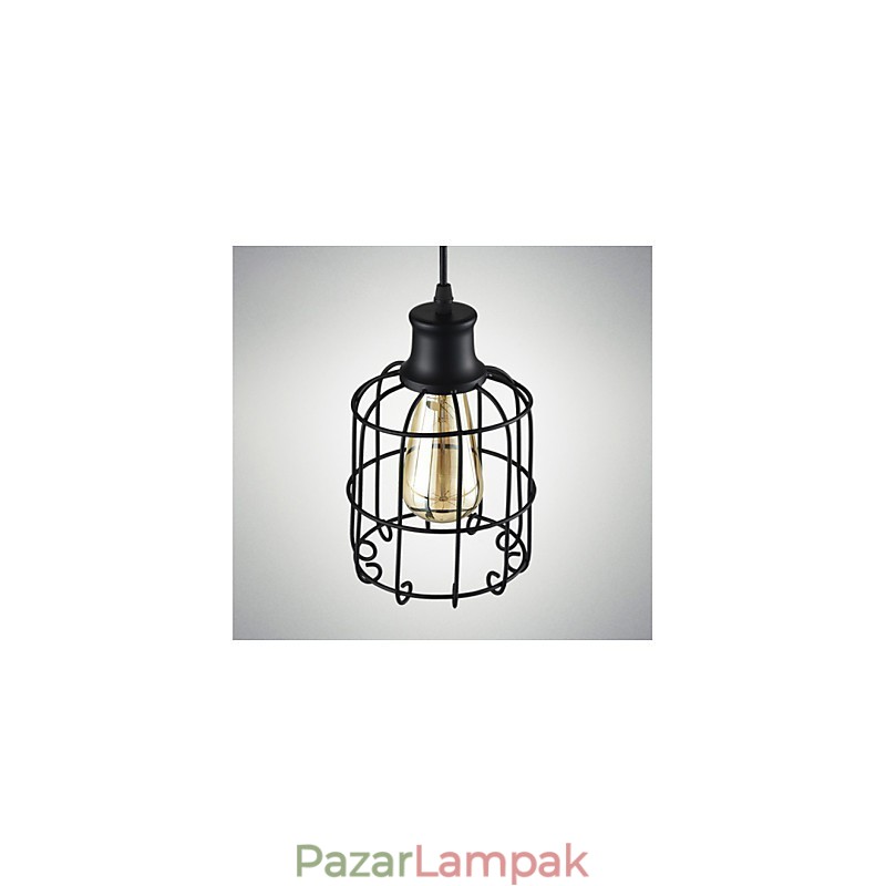 Edison Vintage függőlámpa lámpatest csillár kalitkás lámpaernyő