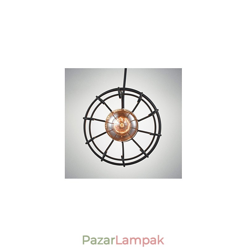 Edison Vintage függőlámpa lámpatest csillár kalitkás lámpaernyő