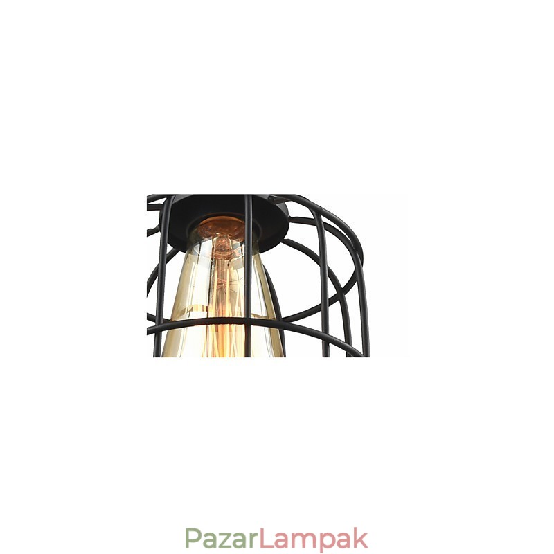 Edison Vintage függőlámpa lámpatest csillár kalitkás lámpaernyő