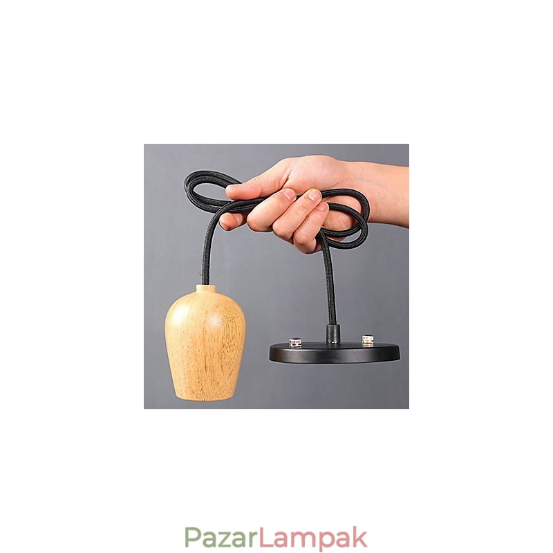 Country Mini Style Egyéb Fa bambusz függőlámpa Garázs