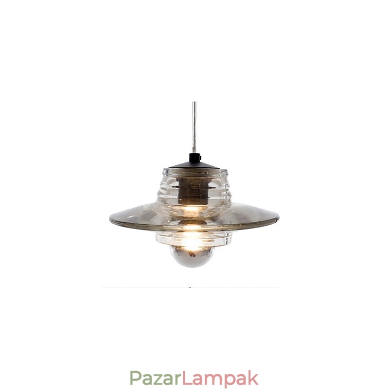 Modern, kortárs üveg függőlámpa