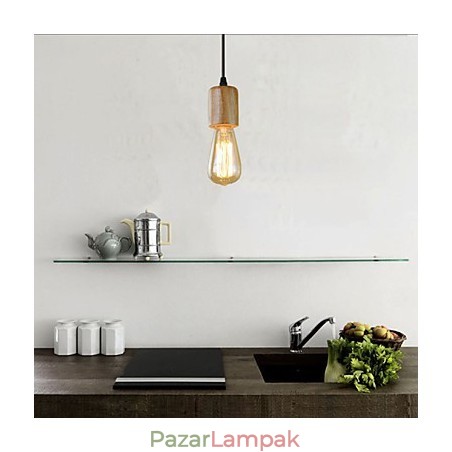 Függesztett lámpák Hagyományos klasszikus Vintage Retro Country Garage Fa bambusz Függesztett lámpák Hagyományos klasszikus Vintage Retro Country Garage Fa bambusz