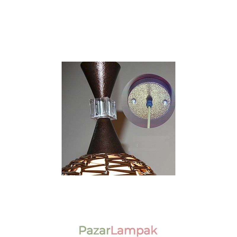 Vidéki Cany Art Weaving Klasszikus szerződött csepplámpa lámpa