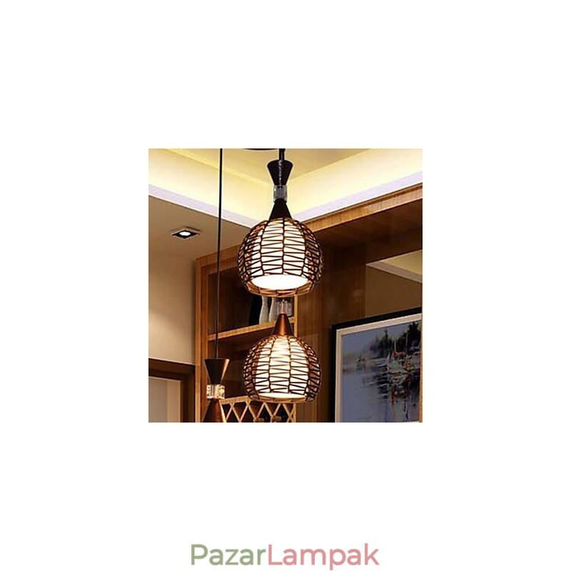 Vidéki Cany Art Weaving Klasszikus szerződött csepplámpa lámpa