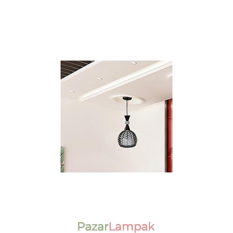 Vidéki Cany Art Weaving Klasszikus szerződött csepplámpa lámpa